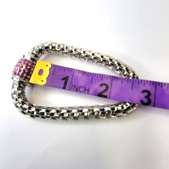 Pink Crystal Magnetic Bracelet - Picture 8 of 8